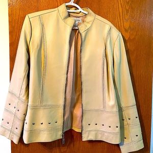 Luxury St John Sport leather jacket in pristine condition